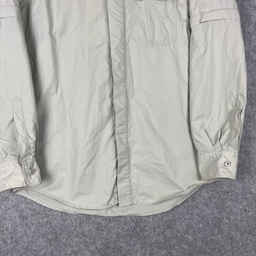 Banana Republic Shirt Mens L Stowaway Hood Nylon Zip Off Sleeve Outdoor Fishing‎ - Picture 4 of 16